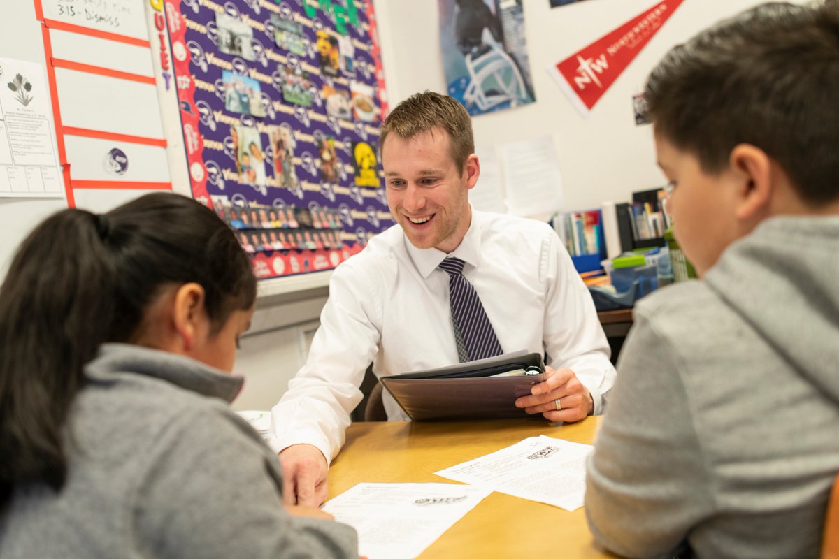 NWCOnline's tweet image. M.Ed. students complete their program with a focused capstone course. Orange City Elementary teacher Nate used his master’s research to implement a new reading curriculum in his third-grade classroom. #RaiderNationWorks #alumnifeature classic.nwciowa.edu  @NateFish42