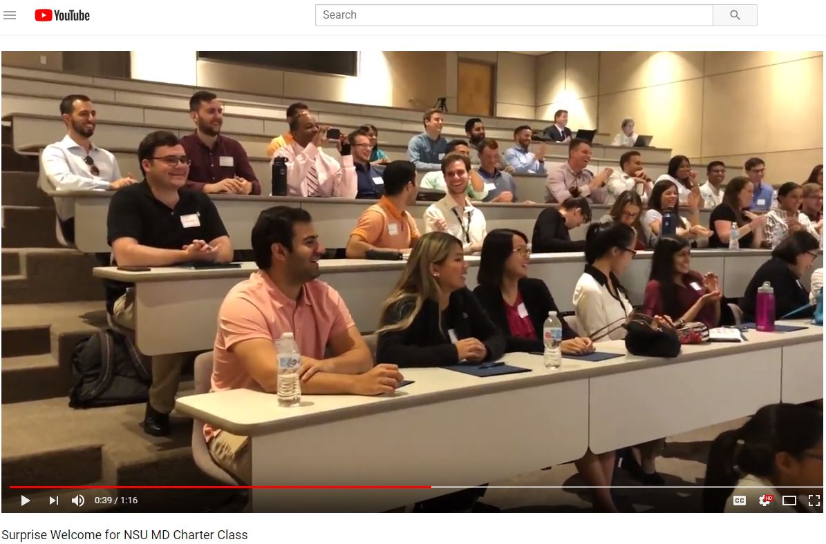 NSU MD on Twitter "This morning, our faculty and staff surprised the 