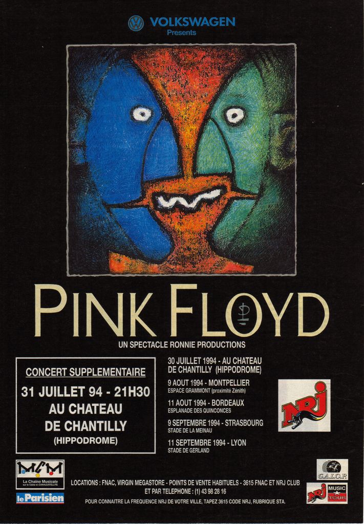 pinkfloyd's tweet photo. Did you see any of the concerts advertised on this poster from 1994? https://t.co/pEG8QvUKtm