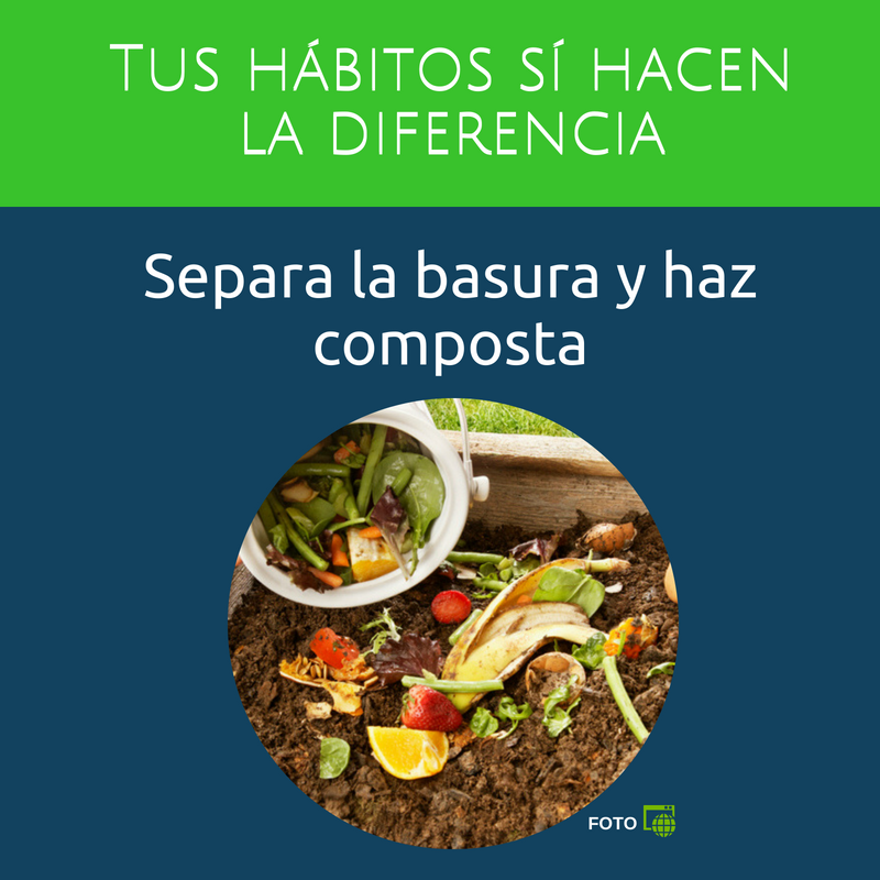 #ElDato Cada habitante genera 770 gramos diarios de basura. #SeparaTusResiduos  #HazComposta