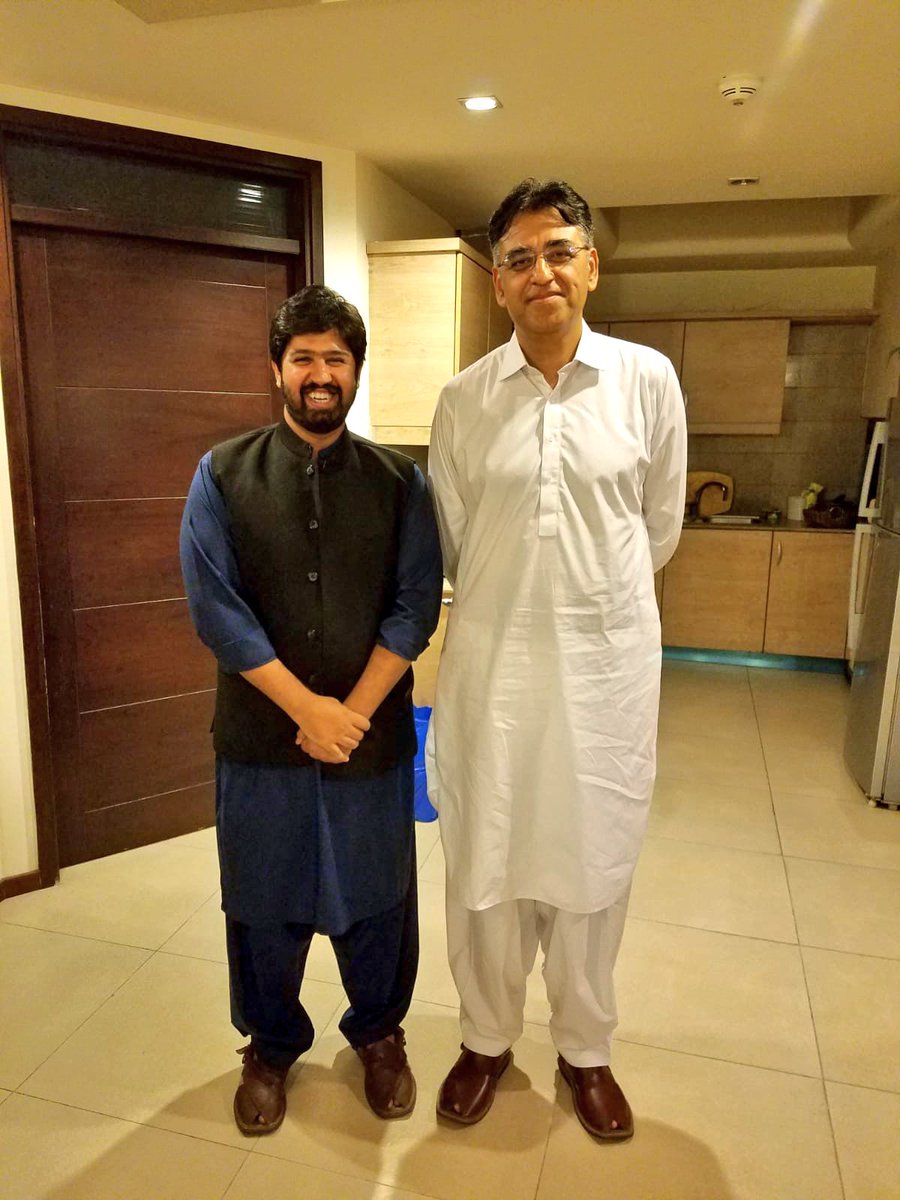 Met <a href="/Asad_Umar/">Asad Umar</a> last night - he has the toughest and one of the most important roles to play for the #economic uplift of #Pakistan and he is fully focused and determined to take Pakistan out of the financial crisis. All the best AU - you have millions of prayers with you! 😊 #PTI