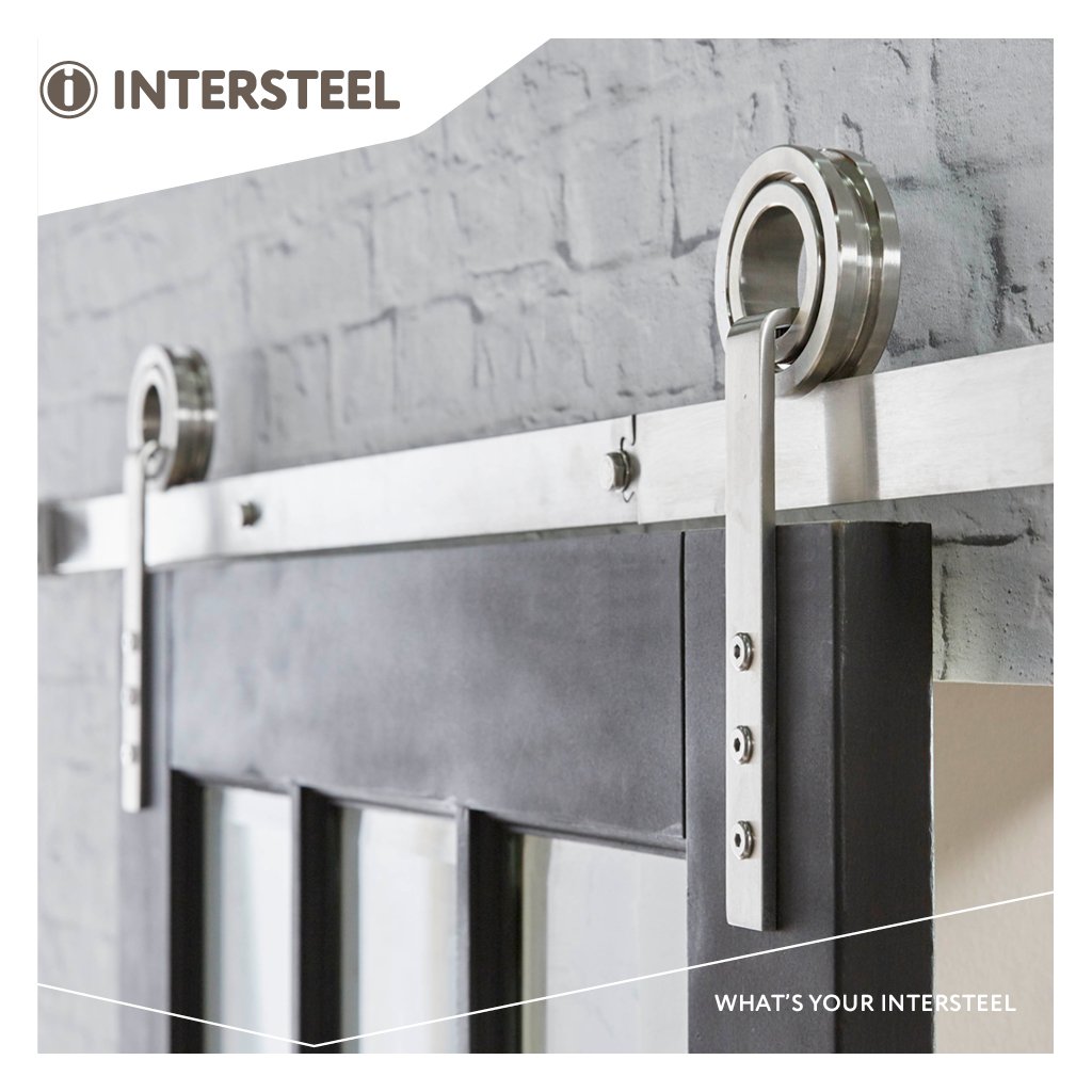 Met een schuifdeur kun je niet alleen ruimte besparen, het geeft jouw interieur ook een stijlvol karakter. Intersteel heeft maar liefst 11 modellen schuifdeursystemen, waaronder deze moderne rvs geborstelde variant! intersteel.nl/assortiment/sc…