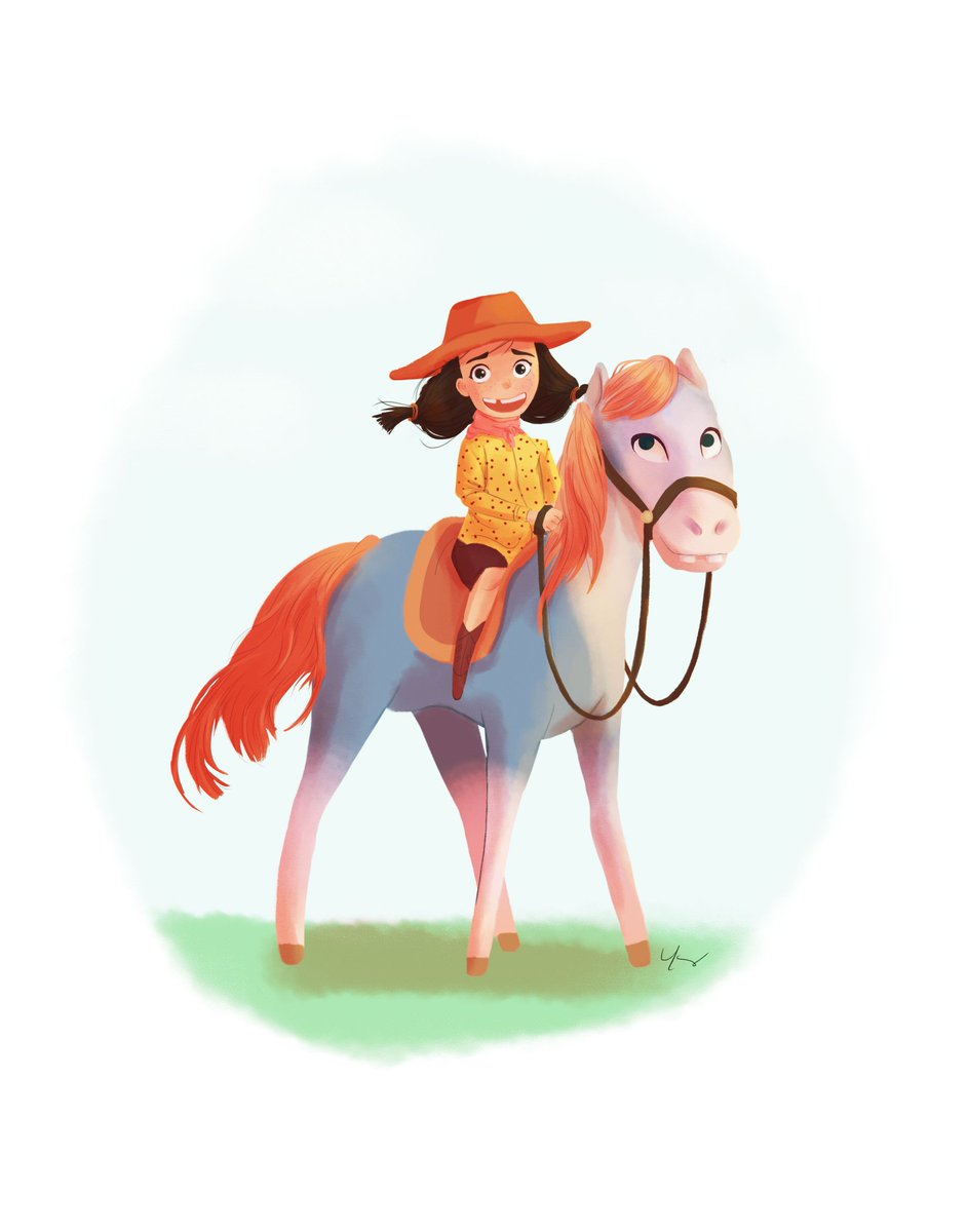 scribbleyeng's tweet photo. Forgot when I drew it...A few months old illustration - drew especially for my sister. Dedicated to #niece ...I want to ride horses one of these days! #girl #horse #horseriding #illustration #kid #latepost #lateupload #saturated #twitterart #scribbleyeng https://t.co/A6tdfprmj2