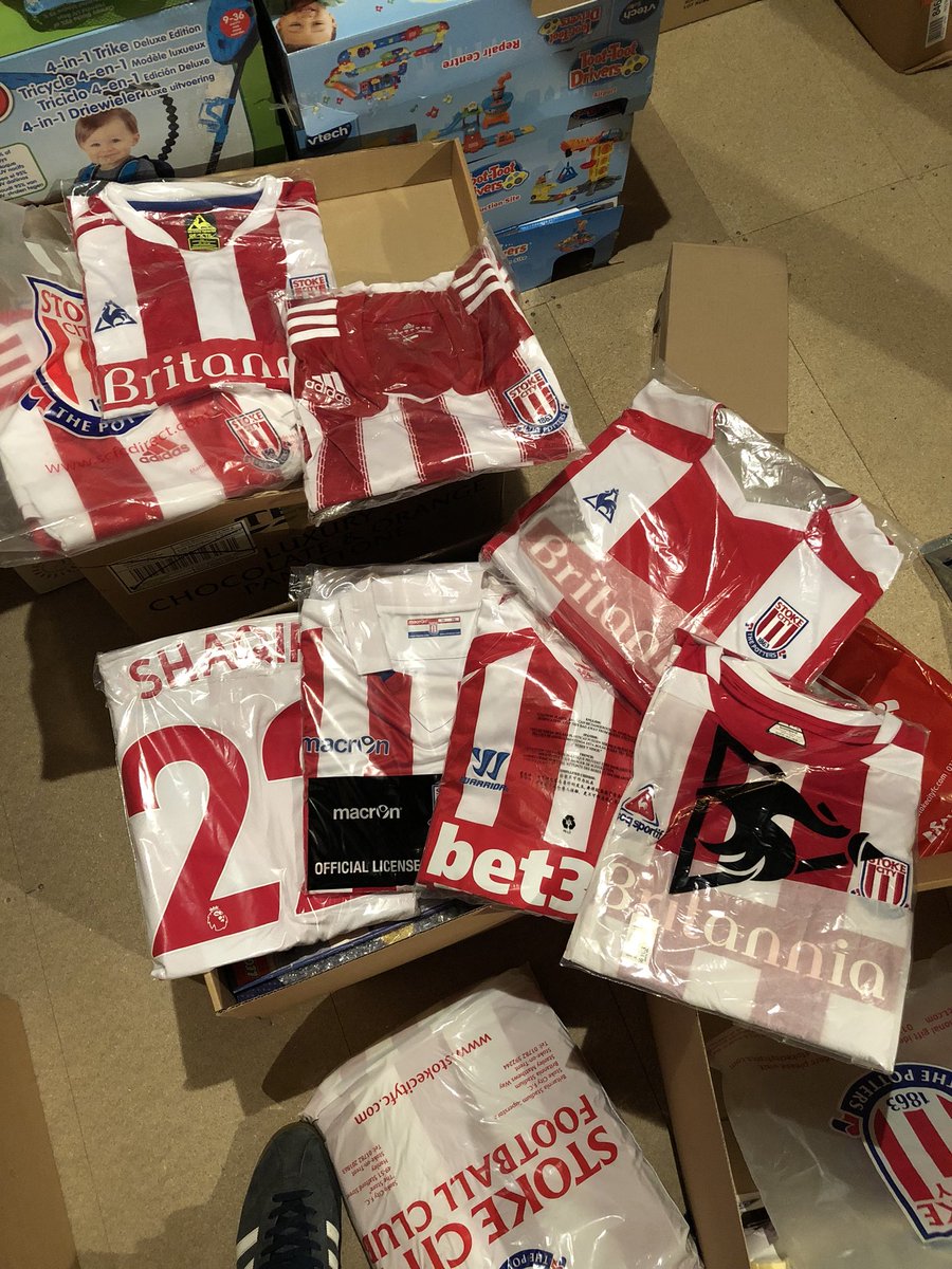 Was putting last seasons shirt in the loft to add to the rest of the collection, thought I would get them out and have a look. 19 in total, gutted, thought I had more