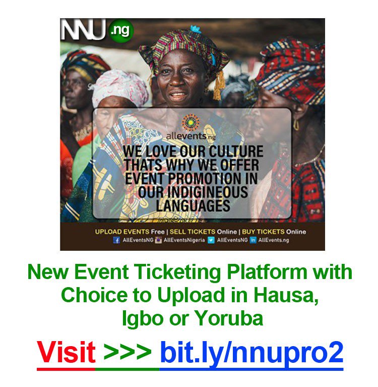 Kozhy1's tweet photo. #NNU_Income New Event Ticketing Platform with Choice to Upload in Hausa, Igbo​ or Yoruba. Check the link from image below 👇 https://t.co/jeHsDy0Fl1