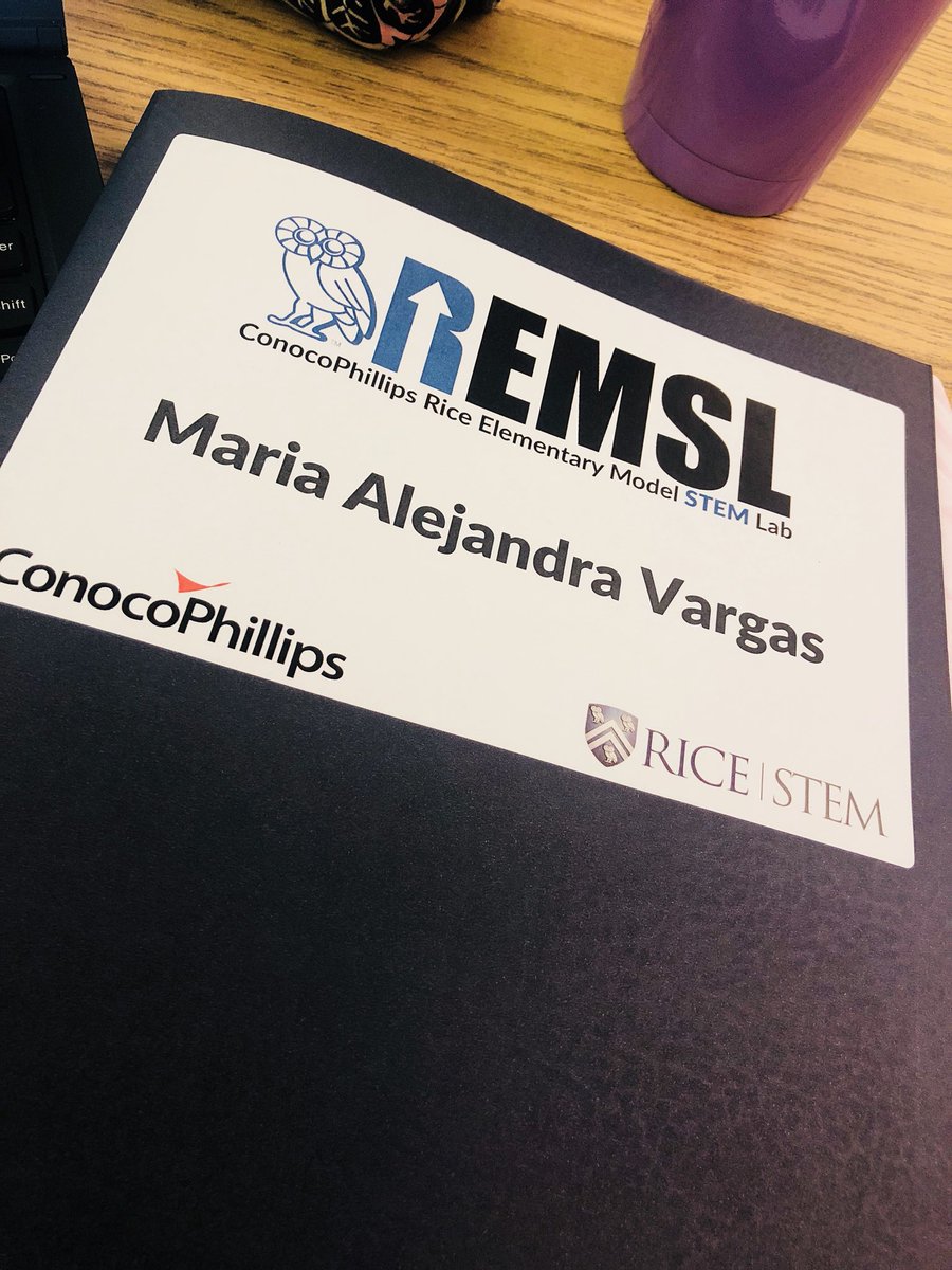 So excited!! <a href="/conocophillips/">ConocoPhillips</a> #remsl #RiceSTEM