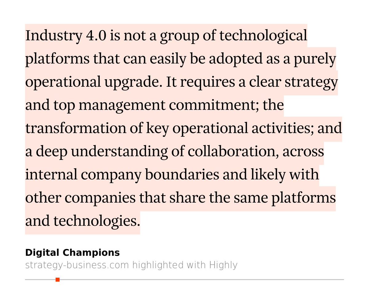 bmaltaverne's tweet photo. #Digital Champions, @stratandbiz @strategyand
Good read on current state of #Industry40 & impact of digital. And, again, a proof that digital is more than just tech.!
#DigitalTransformation #Procurement40
https://t.co/hHNiaoMMGK https://t.co/7gjOLgjcVF