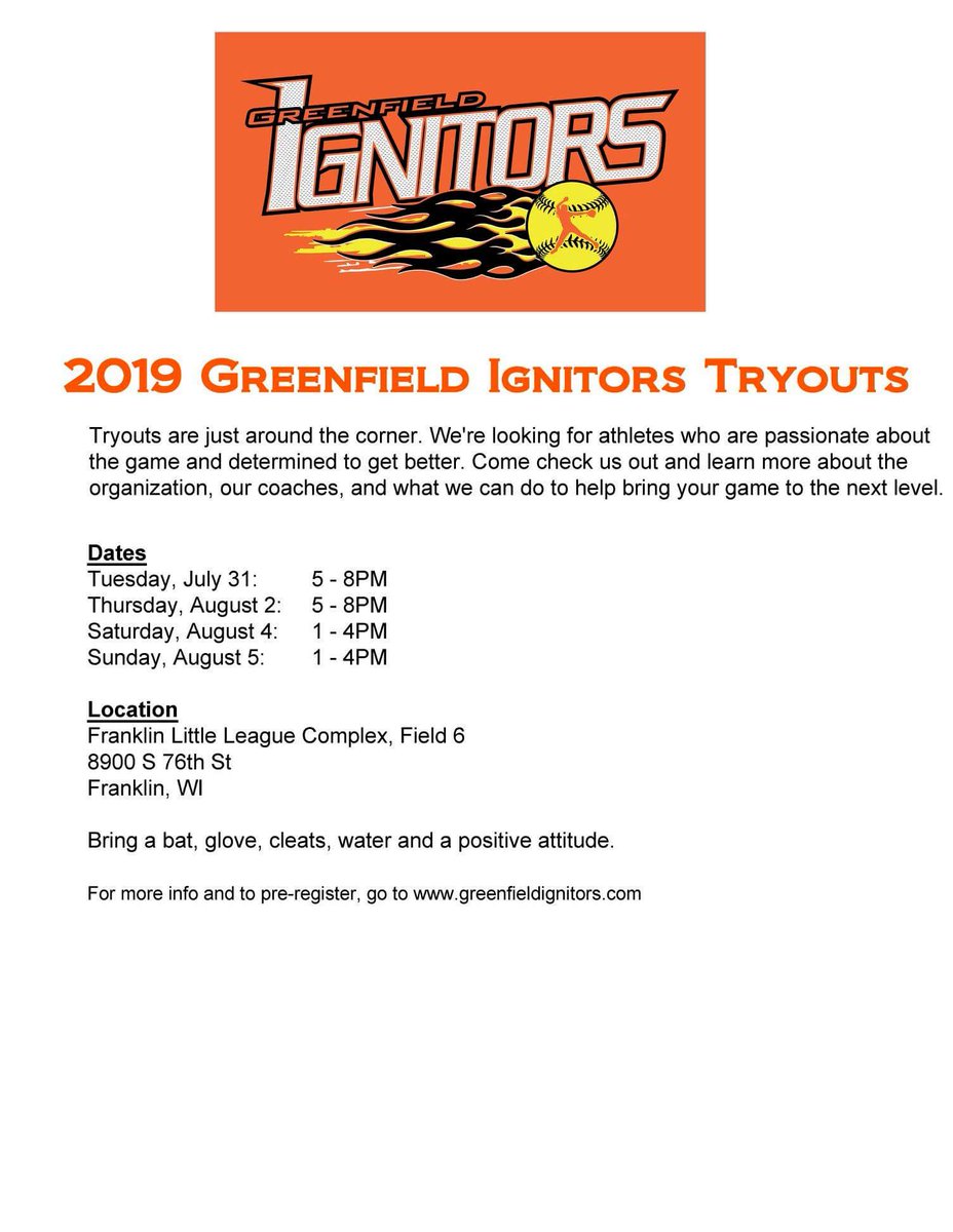 Ignitors Fastpitch tweet media
