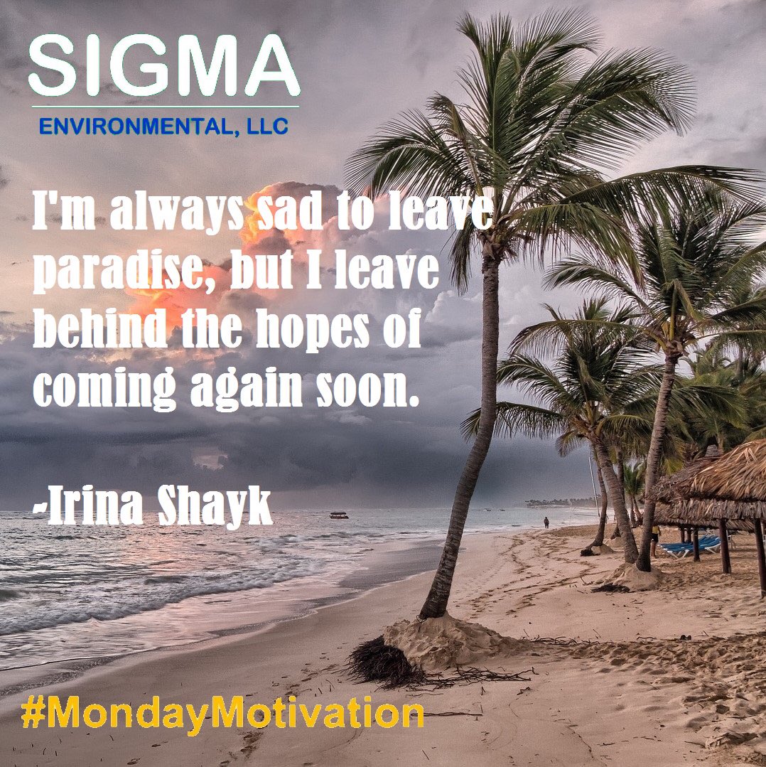 SIGMAenv's tweet photo. #MondayMotivation https://t.co/9LhKdZD7IS