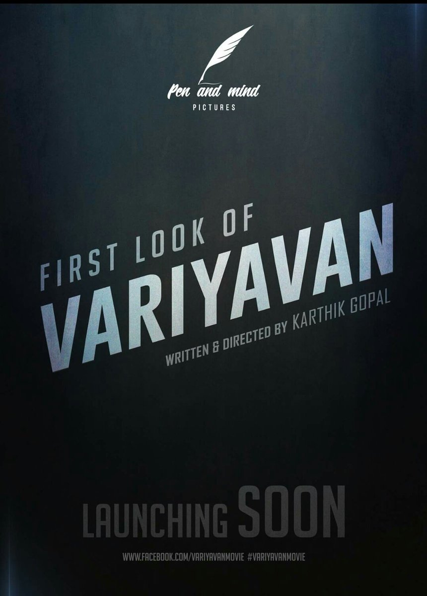 KarthikG_Gopal's tweet photo. An Upcoming Independent Tamil feature film.
#Variyavan #VariyavanIndependentFilm
Written&amp;Directed By Karthik Gopal https://t.co/O4aP1WvYMb