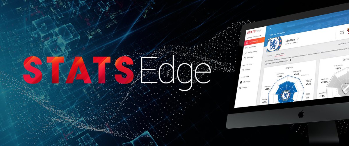 STATS announces the delivery of revolutionary artificial intelligence-powered tool, STATS Edge. Using the latest in AI and machine learning, coaches and analysts can quickly navigate through team performance & playing styles at the touch of a button. 📰: ow.ly/IZoK30lbj4s