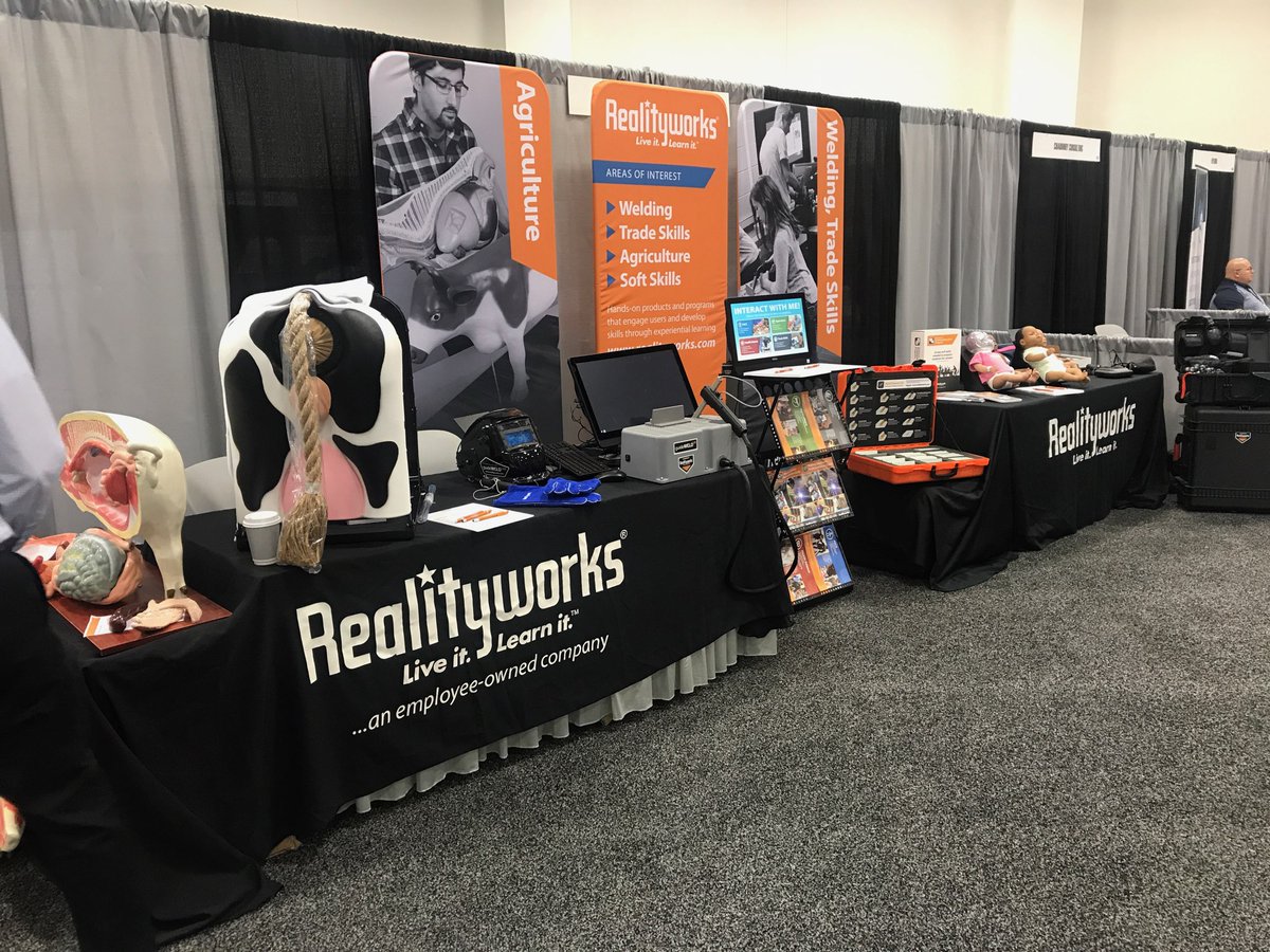 RealityworksInc's tweet photo. We have another fun week of conferences ahead! We'll be at @AlabamaACTE, @OACTE, @IdahoCTE, @AgTeachersAssoc, @SD_CTE, @VATFACS, @OkACTE, @FCSTAT01! Stop by our booth and make sure to check out our presentations! #ALACTE #OACTE #ICTEreach #VATAT #SDACTE #VATFACS18 #OKACTE #FCSTAT https://t.co/8K0xiSv1Md