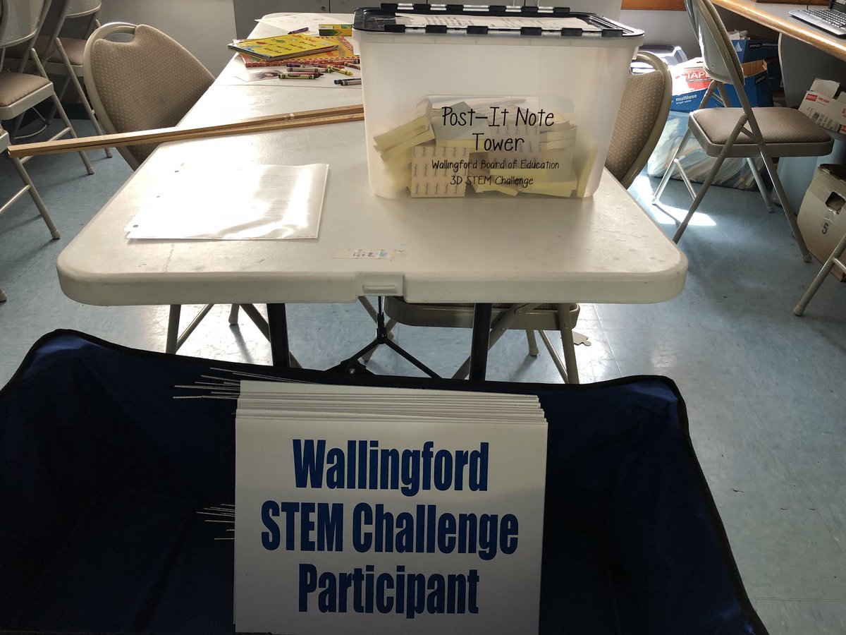 Science_WPS's tweet photo. Wallingford family 3D STEM summer challenge is ready to go at the Ulbrich Boys and Girls Club! Join the fun! @WallingfordPS @SalMenzo #stemtown https://t.co/myXq0NI29z