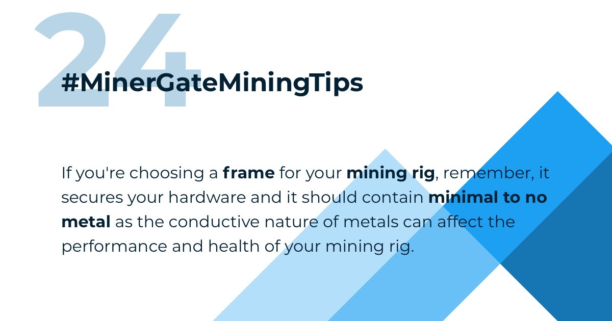 MinerGate's tweet image. Welcome #mining tip #24! goo.gl/5cZk7L

#MinerGateMiningTips #MiningTips #Tips #UsefulTips #Cryprocurrency #MiningPool #profit #miningtip #Hardware #cpumining #gpumining #mininghardware #MiningRigs