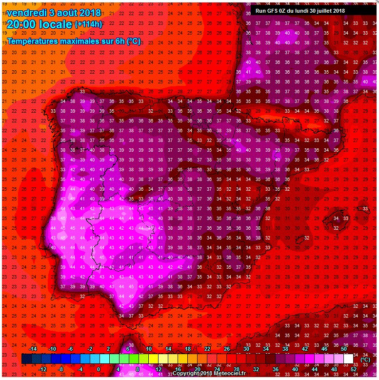 ParHolmgren's tweet photo. Det är som sagt inte bara här i Sverige vädret är extremt just nu.
Delar av Portugal och Spanien ser ut att få (minst) 40-45 grader till helgen!
Läs mer: https://t.co/5AMozqkw8a

Tidigare rekord:
Portugal: 47,4°C 1 augusti 2003
Spanien: 47,3°C 13 juli 2017 https://t.co/GBn0RpFwXf