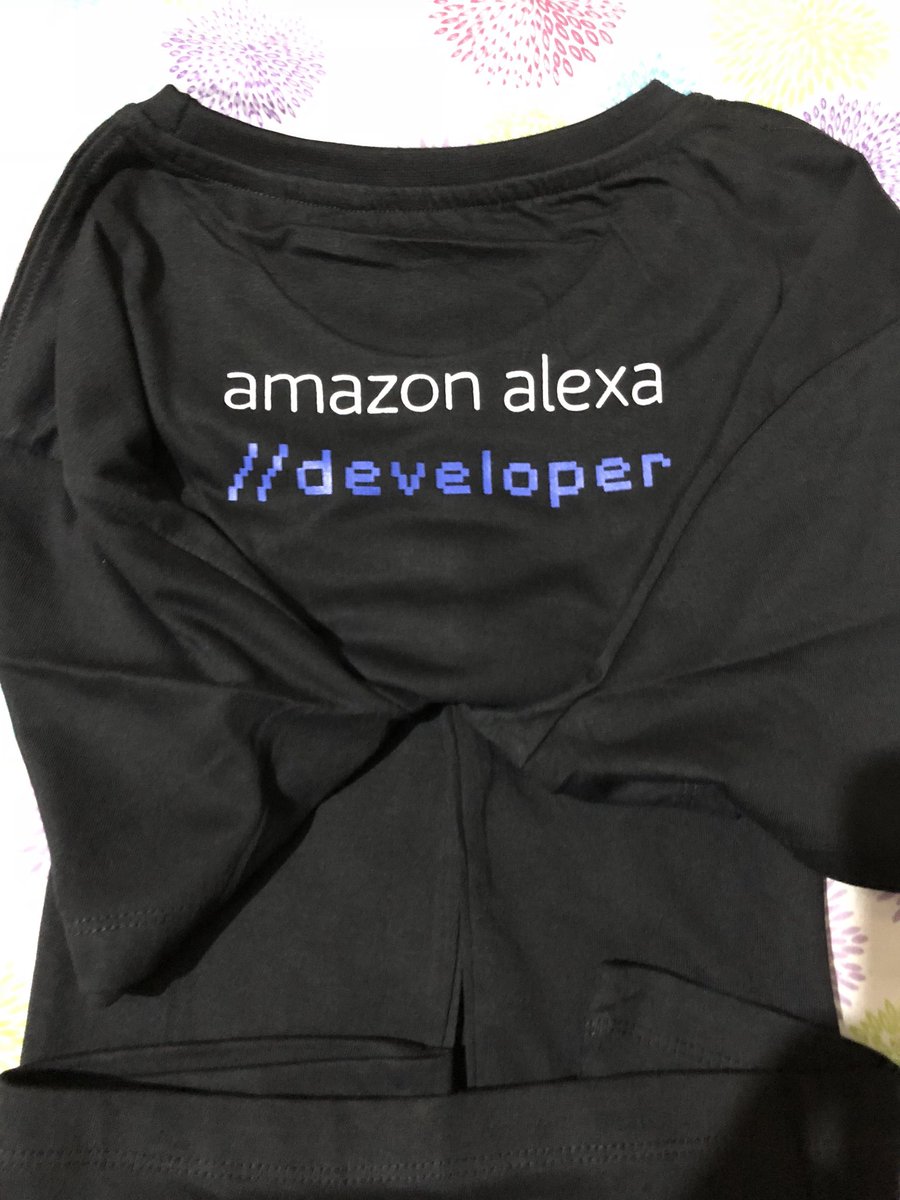 santosh_santron's tweet image. Finally got the #alexadeveloper T-shirt for June promotion for my first skill &quot;Word Antakshari&quot; @alexadevs 
Download the fun filled skill 
amazon.in/SANTROTECH-SOF…