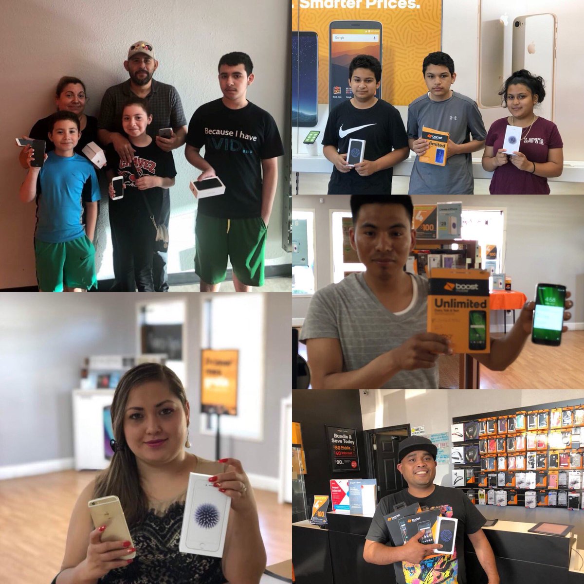 BoostFreedom's tweet image. Busy Weekend at Freedom Wireless.. multiple families switching to the best Network 📲📱📲📱📲📡 @boostmobile @MarcecoSales @MarcecoSheryl @KarlaOre17