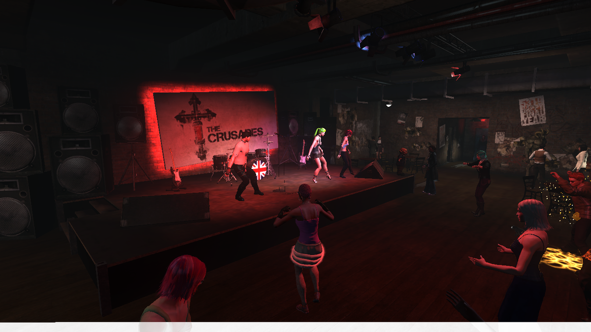 LiMai10's tweet photo. Synchronized dancing for the win! @club_catharsis #SWLRP #SecretWorldRP https://t.co/uezAwgp3Ch