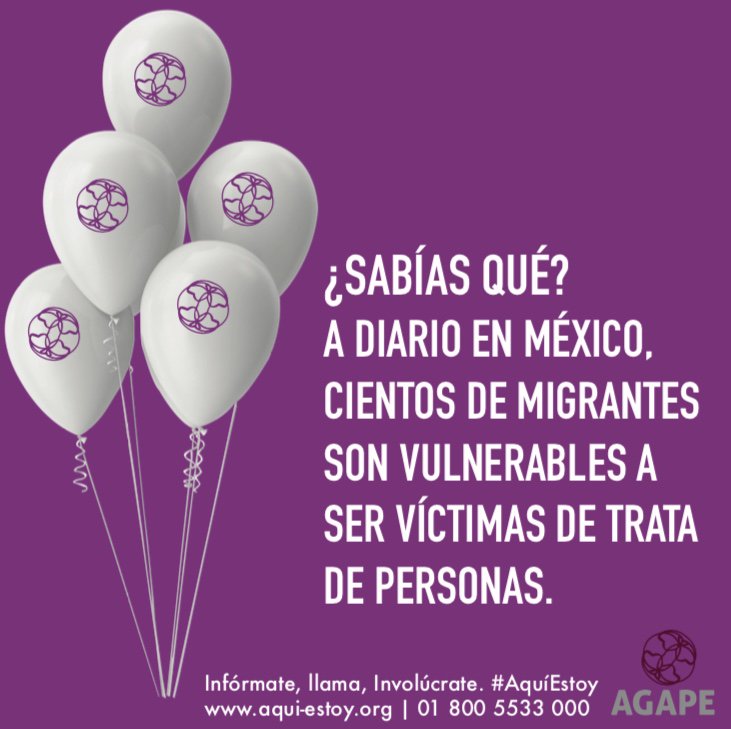 AGAPE_ORG_MX's tweet photo. El #TIPReport2018 de la @JTIP_State ubica a #México en la categoría 2 desde el 2011, pues cumple con las normas mínimas para la eliminación de la TDP aunque hace grandes esfuerzos. https://t.co/ekXNCkwgNk