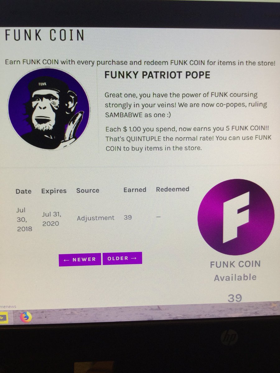 BridgetCarrie's tweet photo. I have 39 Funk Coin! ❤️💃🏼❤️Thanks @SamtimeNews - your #Twitch #livestream release was so much fun! See you next Friday (US time) 😀 #samtimenews https://t.co/JiWGgYABJK