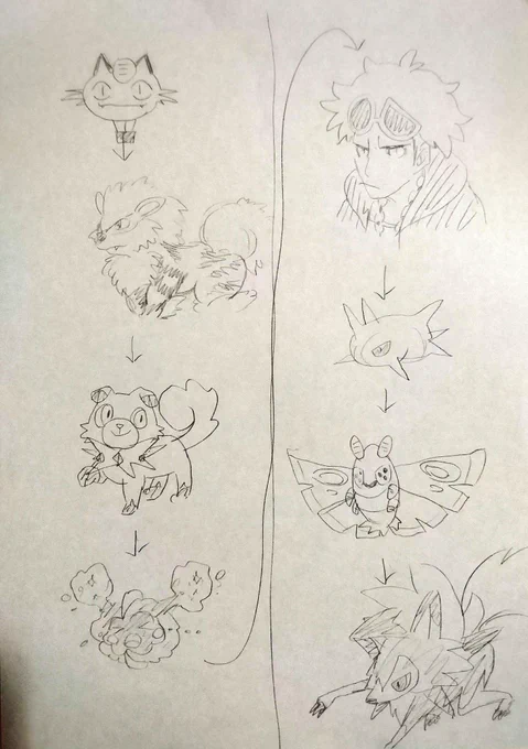 姉とポケモン絵しりとりしてた◎ 