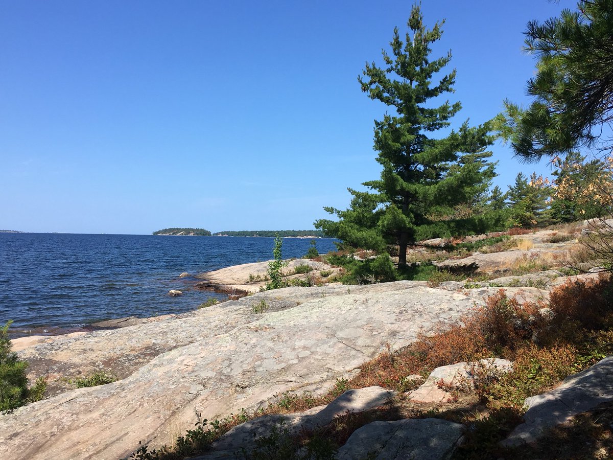 KillbearPP's tweet photo. The fire Parry Sound 33 is in the northern part of the very large District of Parry Sound, not close to the town of Parry Sound or Killbear Provincial Park. We are not experiencing any smoke from the fire @KillbearPP. If camping, please remember we are under complete fire ban. https://t.co/e9xv5RnpxR