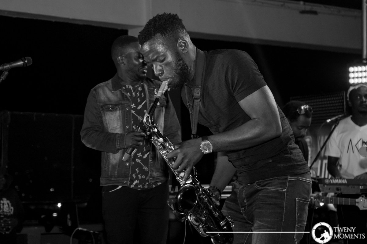 evoke_ug's tweet photo. Jose Sax π₯π₯ This man is fire on the saxophone and he didnt disappoint! He put up arguably one of the best performances of the night. #EvokeTimeMachine https://t.co/gaMxNxxupN