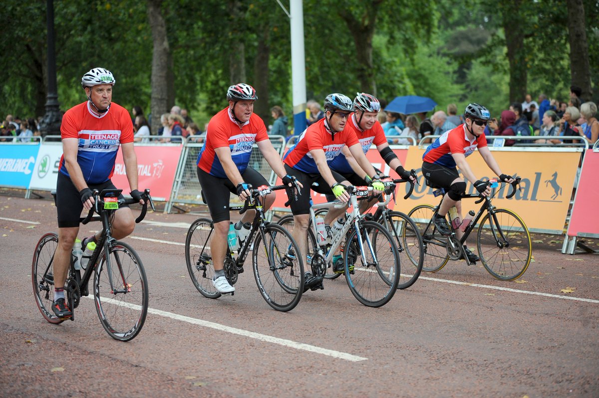 hazpics's tweet photo. @TeenageCancer riders finishing the @RideLondon  2018, a magnificent achievement , well done . https://t.co/dZMLHIjiXw