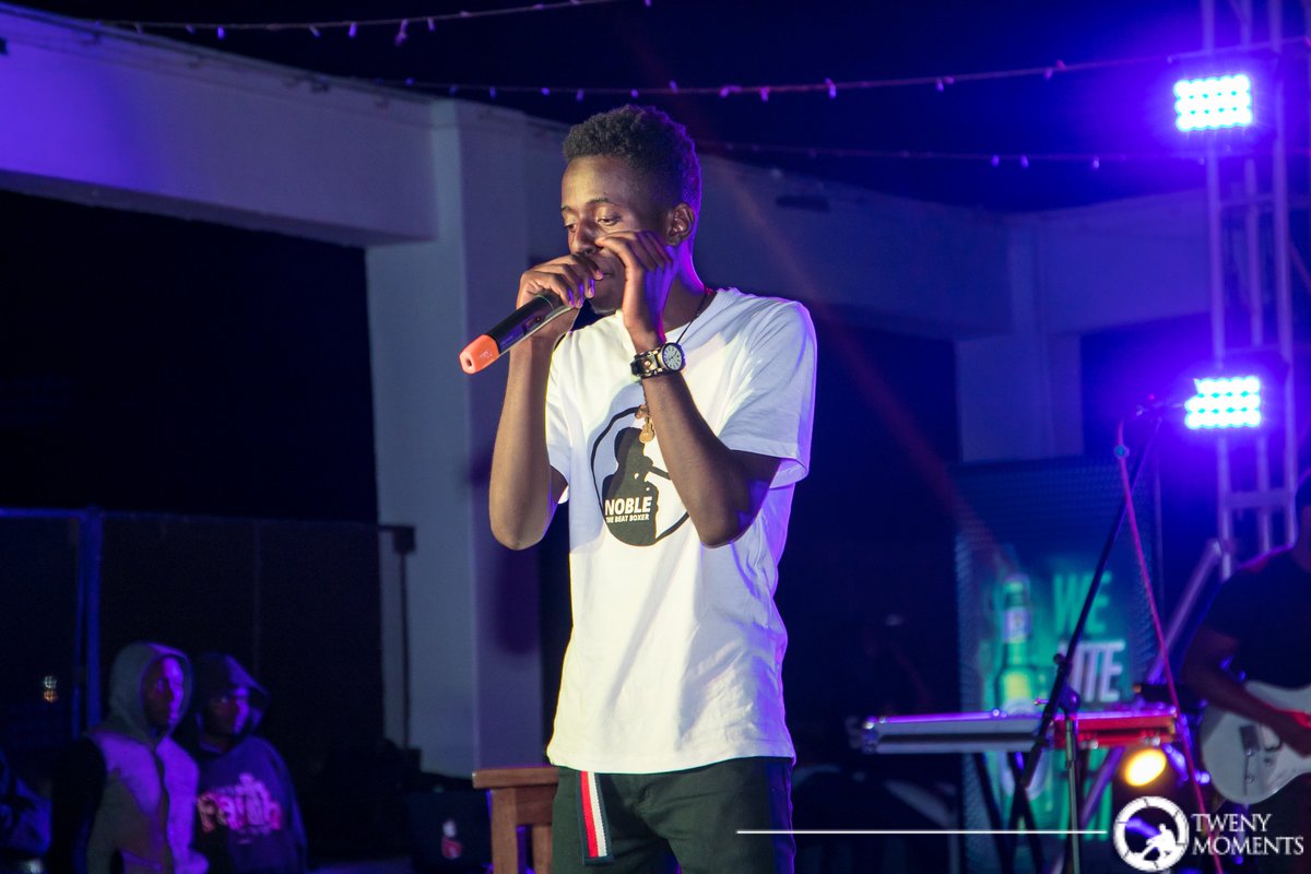 evoke_ug's tweet photo. One of our very own, Noble the beat boxer wowed the crowd that was so familiar with his genre #EvokeTimeMachine https://t.co/NimuqFzWKK
