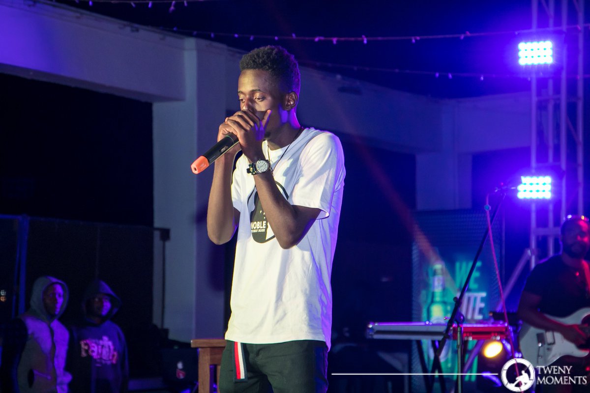 evoke_ug's tweet photo. One of our very own, Noble the beat boxer wowed the crowd that was so familiar with his genre #EvokeTimeMachine https://t.co/NimuqFzWKK