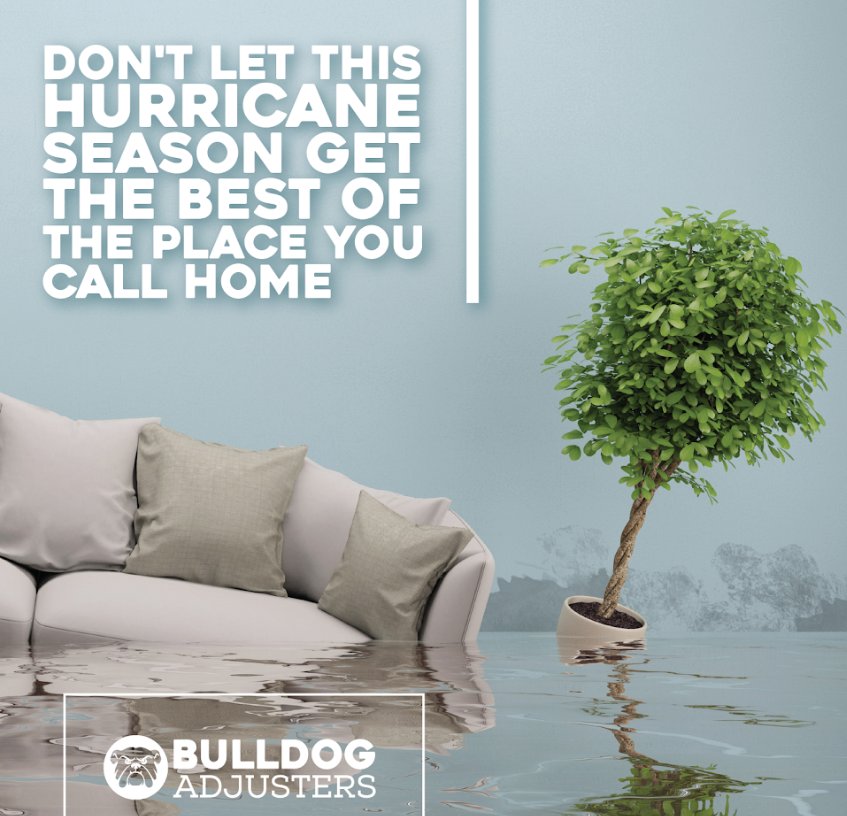 Recover fast from any damages your home may get this hurricane season. #BulldogAdjusters #FLoridaPublicAdjuster #HurricaneClaim #HurricaneDamage