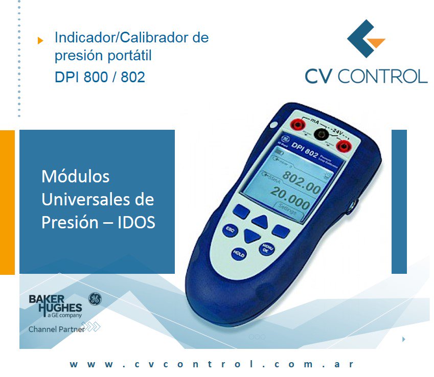 CVCONTROL's tweet photo. Indicador/ Calibrador de presión portátil #DPI800 / 802 
Indicador de Presión/ #Calibrador Consulte con especialistas marketing@cvcontrol.com.ar #BHGE https://t.co/0zcB7v398A