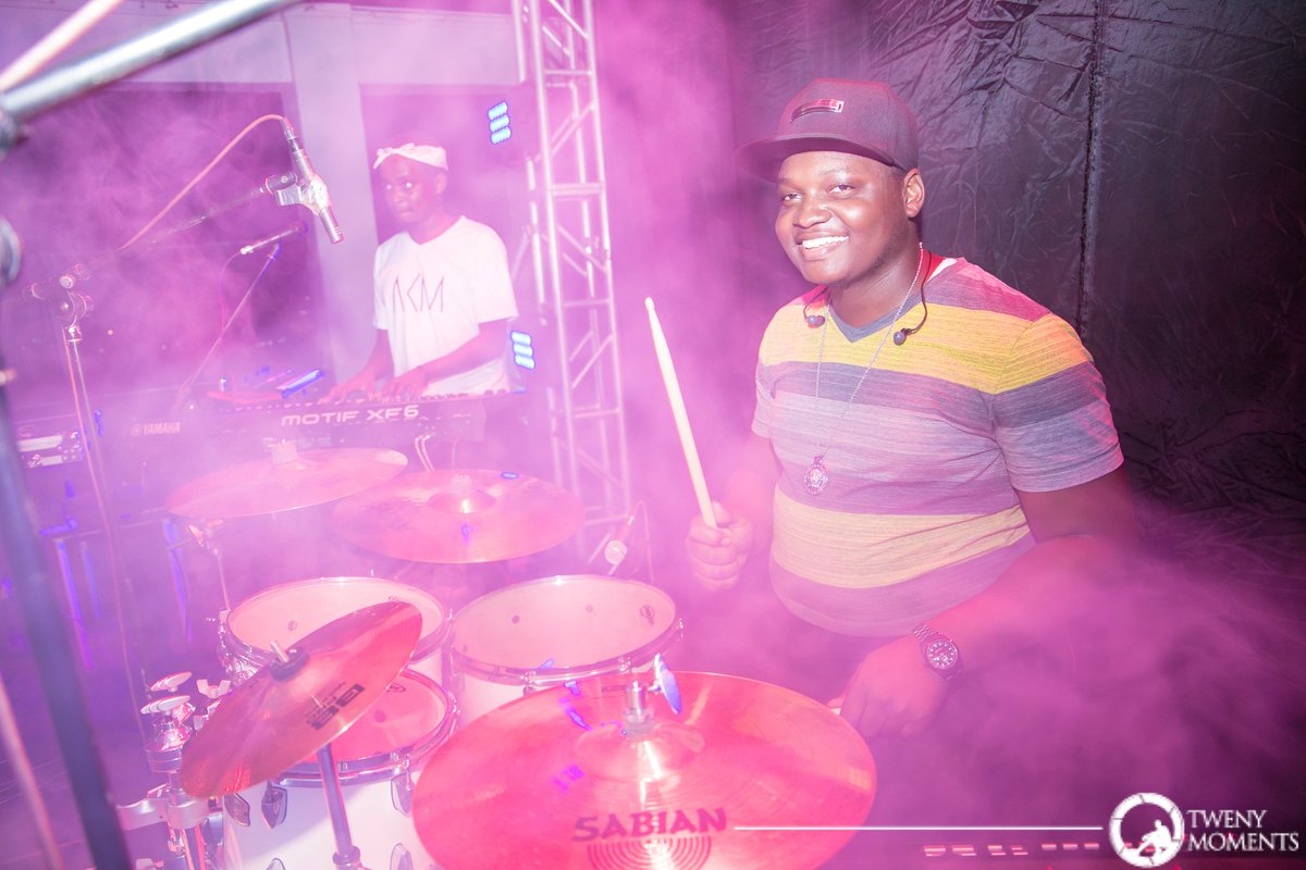 evoke_ug's tweet photo. Last but not least, Route 316! Ever seen a group of guys that make food music and have fun while at it? Its gotta be these guys #EvokeTimeMachine https://t.co/I59AAGTRYV