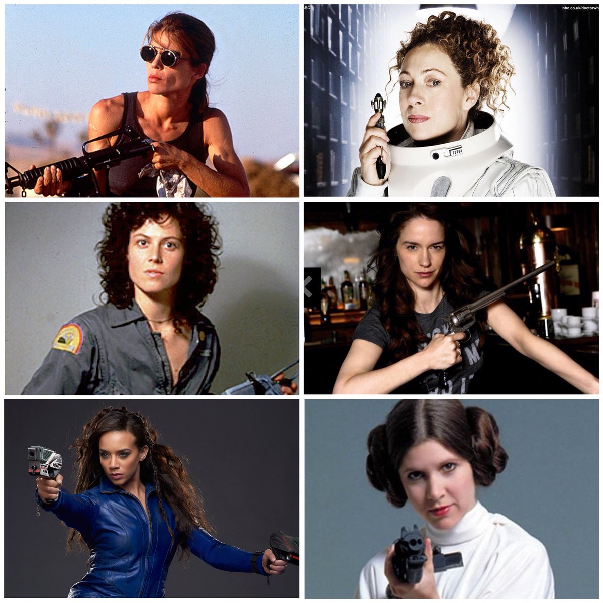 #StrongFemaleCharacters of Sci Fi.
             That’s All. 
       That’s the Tweet.
