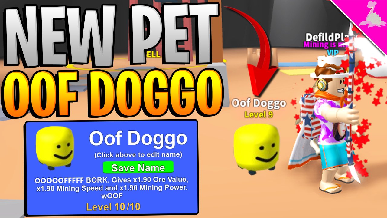 Code Defild On Twitter New Oof Doggo And Testing How Op All Mythical Maxed Level Pets Are In Roblox Mining Simulator Link Https T Co Ld0fqhm0hy Https T Co Gnhkiikcfb - code defild on twitter new oof doggo and testing how op all mythical maxed level pets are in roblox mining simulator link https t co ld0fqhm0hy https t co gnhkiikcfb