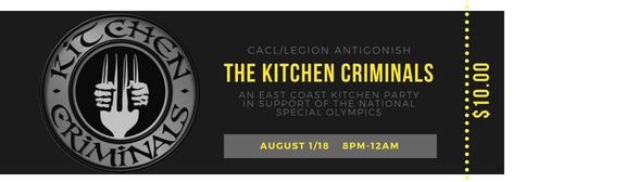 KitchenCriminal's tweet photo. This Wednesday will be playing some tunes at the CACL Legion Antigonish in support of the Special Olympics! 8-12pm Come enjoy and support! @SpecialO2018 https://t.co/16IpIw9Zvr