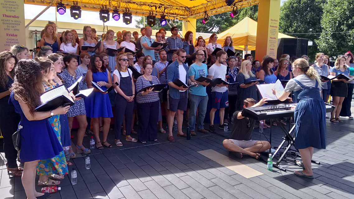 wearerealvoices's tweet photo. What a way to round off the term! Thanks again @southbankcentre for another fantastic #ChorusFestival. A great celebration of all things singing! #summertimesc https://t.co/TIToPkyrLH