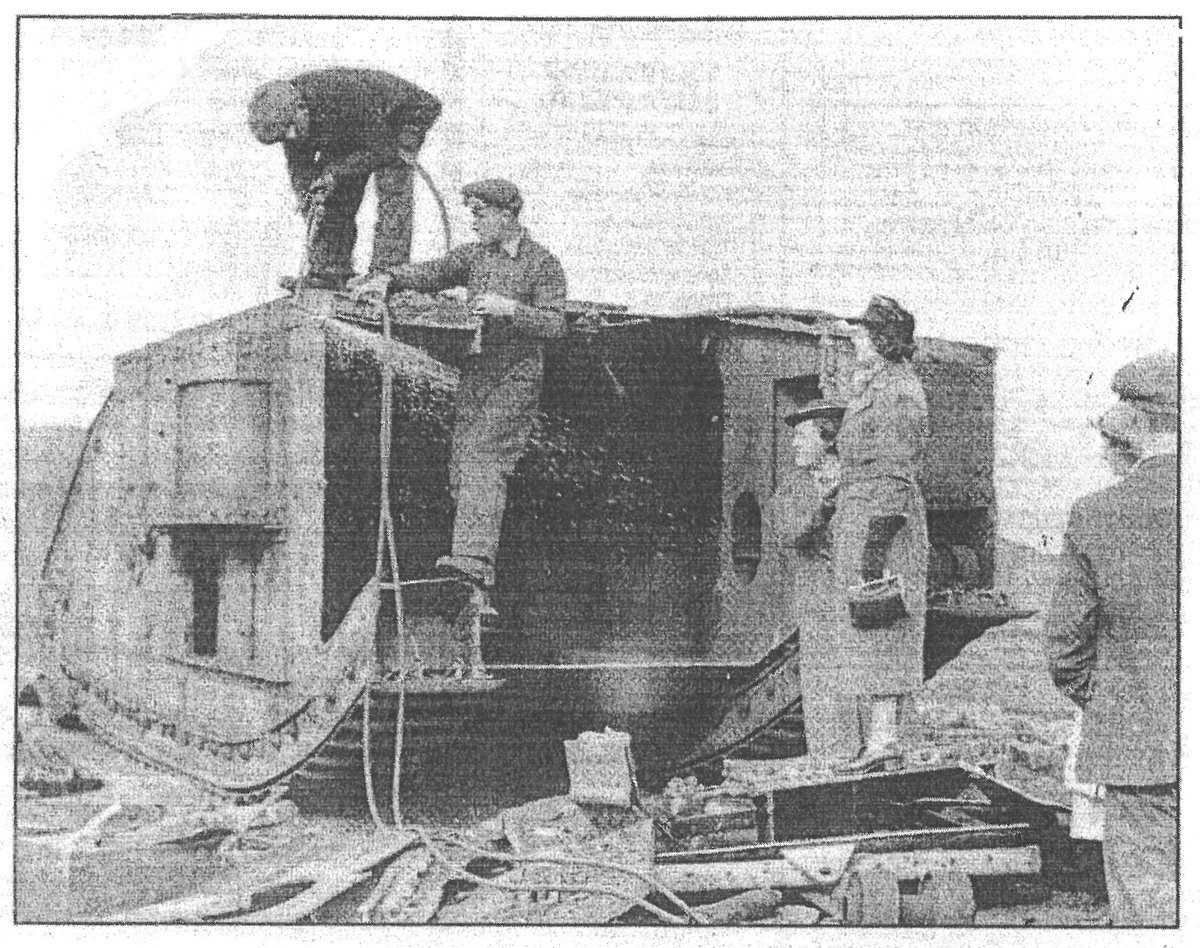Please share:
We are looking to track down an original copy of this picture from 1934 showing the founder of John Lawrie Group removing the Broadhill tank in #Aberdeen. We know that a Wendy Cormack, whose great-aunt is pictured, had a copy. Does anyone know #WendyCormack?