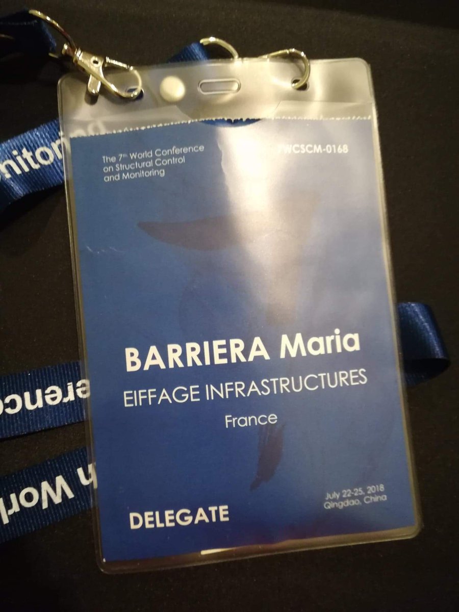 smartietn's tweet photo. @barriera_maria, @smartietn ESR2 was at #7WCSCM and presented the effort undertaken by @EIFFAGE_, @Polytechnique, @Ifsttar, and @altaroadfr for the long-term monitoring of #roadinfrastructures with embedded strain #sensors. @UniofNottingham @MSCActions https://t.co/VUIWlnkQgP