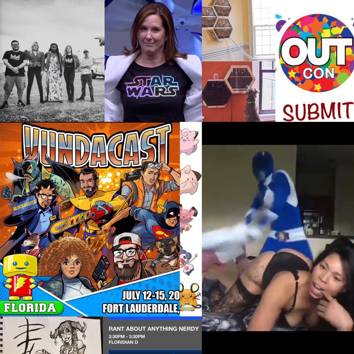 vundacast's tweet photo. post #supercon episode talking future #podcasts past #podcastsing #life #BeecoSystem and #nerdy topics abound https://t.co/DxwrwHD4mo https://t.co/gAdHNuXEu2