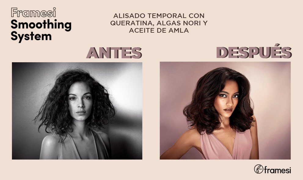framesies's tweet photo. Para todas aquellas mujeres que desean tener un cabello liso, dócil y disciplinado, el tratamiento de alisado temporal Framesi Smoothing System será su mejor aliado.
#framesies https://t.co/ESwCxntRgi