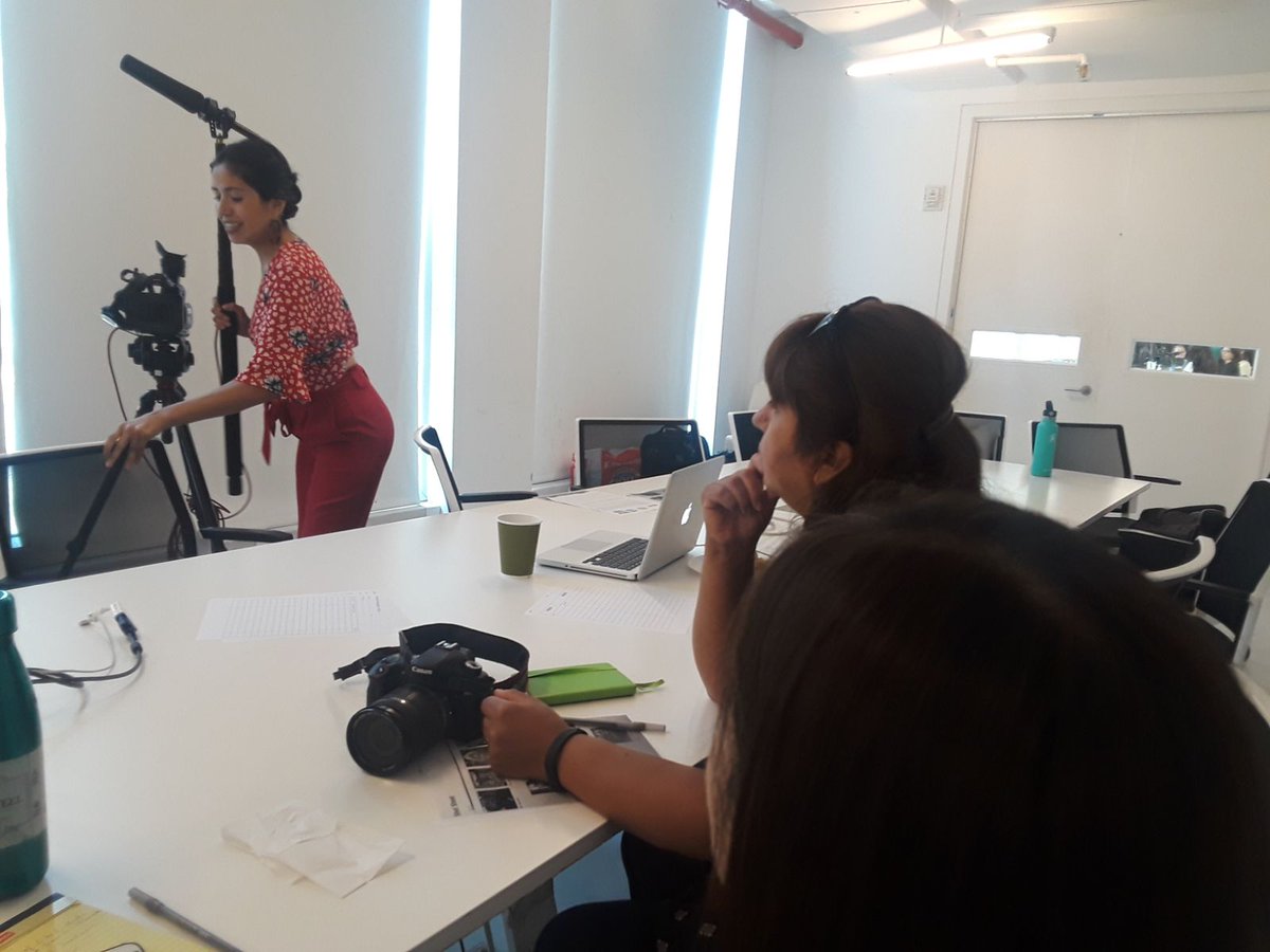 EIIC1's tweet photo. Day 2 of Media Workshop for Immigrant Women Activists last Saturday at @MovingImageNYC #Queens #Community #ImmigrantNY #MovingImageNYC #DocumentaryFilmmaking https://t.co/DaG46VILYo