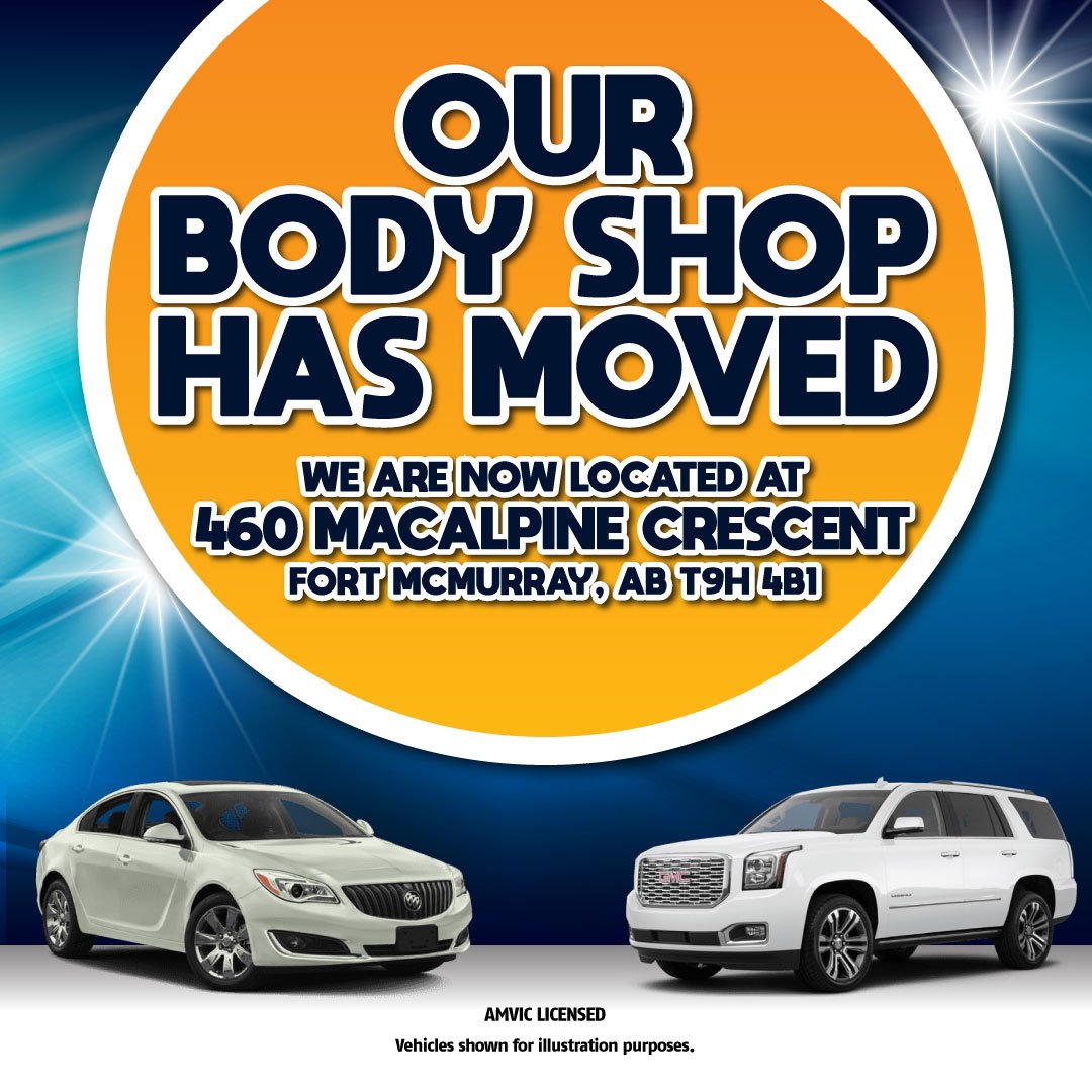 Summit_GM's tweet photo. It's official! Our body shop is all moved into its new home! Please make sure that if you have an appointment with us, that you now bring your vehicle to our Macalpine Crescent location. #SummitGM #BodyShop #ProudToBeLocal #NewShop https://t.co/BeegWRBqfC