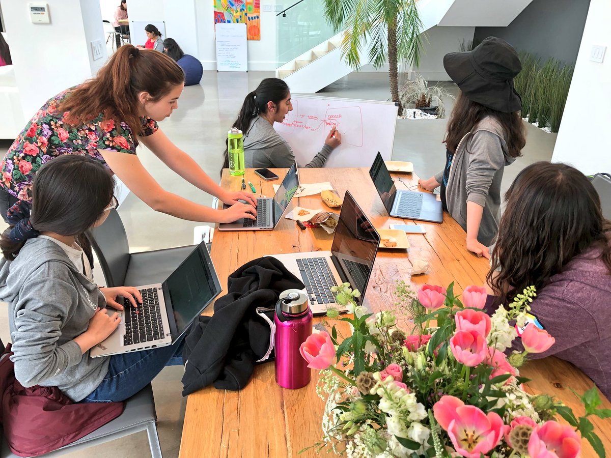 jonasrosland's tweet image. Great thought goes into building new and interesting solutions for #STEM &amp;amp; #DiversityandInclusion at #vmwarecodehouse this weekend, with an amazing ensemble of women from universities all over the US. Really looking forward to see the end results later today!