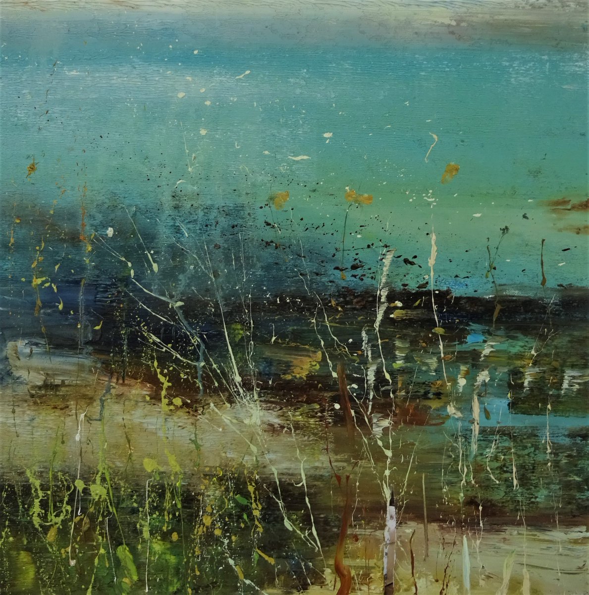 One of a series of paintings based on the Island of Sark from a trip there last month, soon to be in <a href="/hantsopenstudio/">HampshireOpenStudios</a>