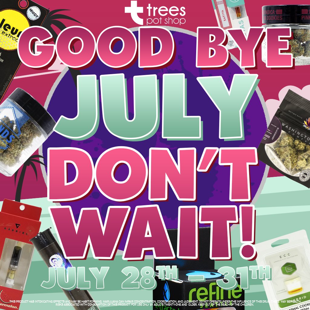 DON'T WAIT ON THE DEALS! EVERYTHING IS ON SALE! Come down for our EPIC CLOSE OUT to July! <a href="/RefineSeattle/">Refine Seattle</a>, @FireBros206, <a href="/NWCS425/">NWCS</a>, <a href="/OleumExtracts/">Oleum Extracts</a>, <a href="/gabrielcanna/">GĀBRIEL</a> &amp; more! NOTHING IS OFF LIMITS!
#DontSleep #GoodByeJuly #TreesPotShop #SeattleMarijuana