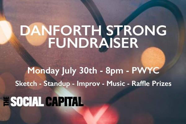 Tonight's the night of our #DanforthStrong #Fundraiser! Amazing last minute cast additions @aurorabrowne, <a href="/NugNahrgang/">Nug Nahrgang</a>, <a href="/camleighcam/">Dua Leighpapa</a> great #sketch #standup &amp; #improv #comedy, fresh baked goods &amp; over $5000 in raffle prizes! 

danforthstrongfundraiser.eventbrite.ca