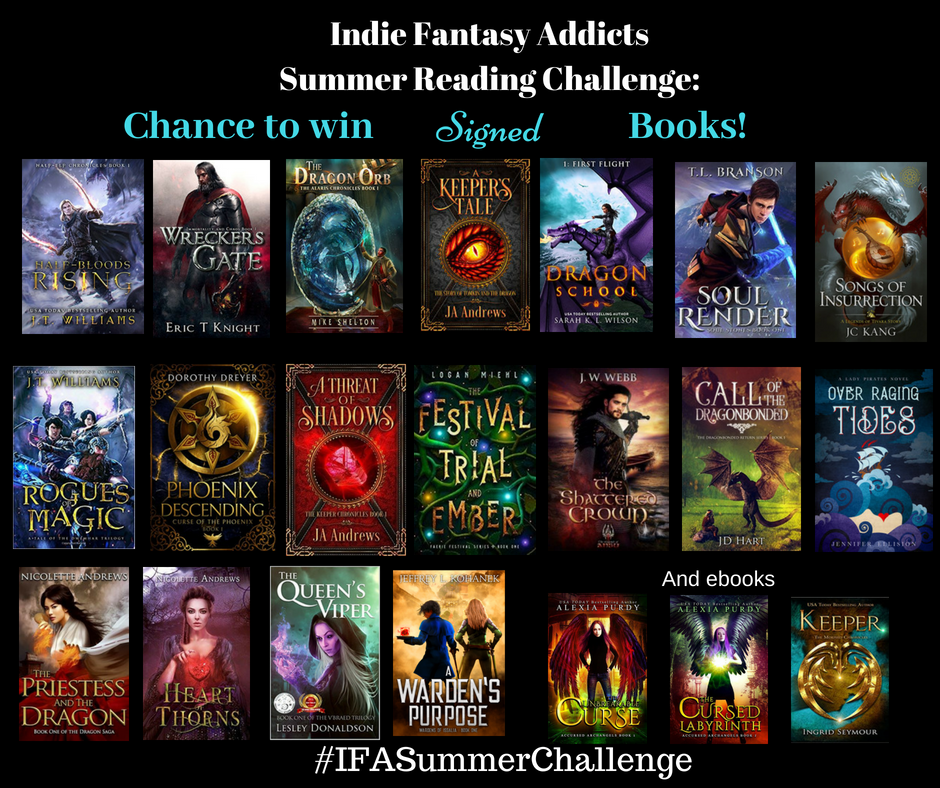 AngelHaze7's tweet photo. Summer Reading Challenge in Indie Fantasy Addicts FB group! Chances to win Signed books from amazing authors like JT Williams, Eric T Knight, Sarah KL Wilson, JC Kang, Alexia Purdy! No reading list. Any indie fantasy counts! #IFASummerChallenge #amreading https://t.co/NRjLqEP5iR https://t.co/CYZFk7tp78