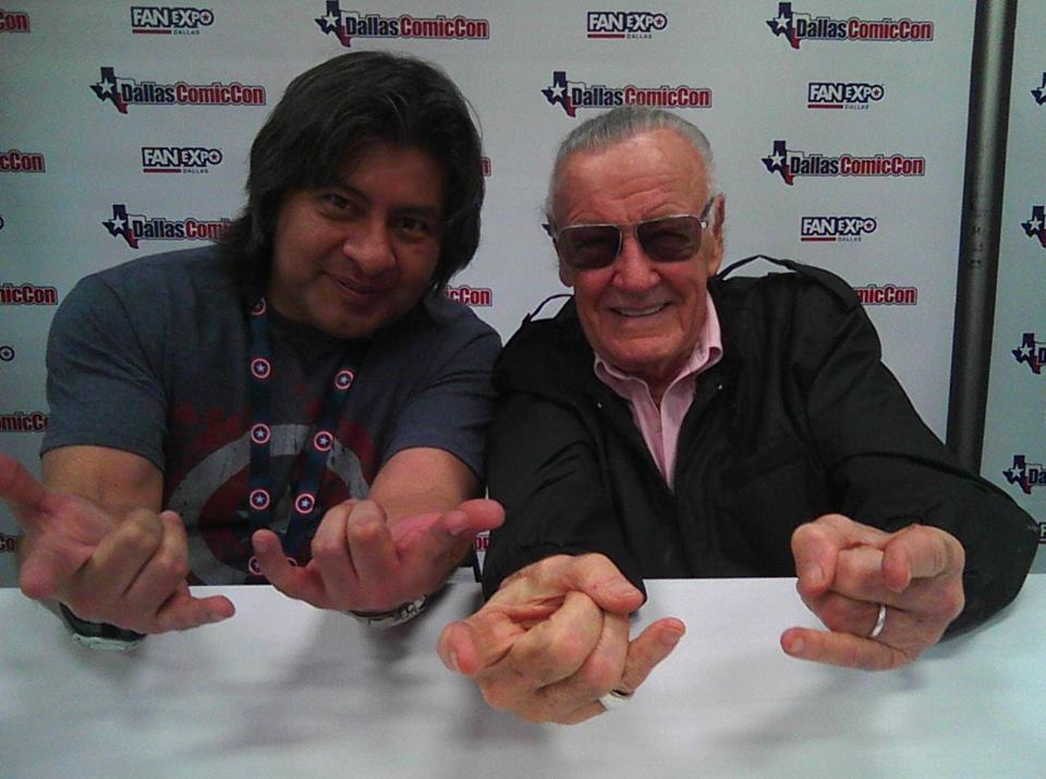 weaponXman's tweet photo. @TheRealStanLee Just checking in on ya! Making sure you're feeling good and doing well. I've always called you my illegitimate Father... my adopta'Dad. LOL Hope to see you in Texas again next year. Take care of yourself DAD, we miss ya down here. https://t.co/mrl52bf66s