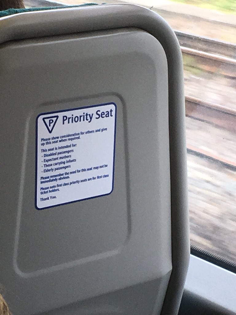 Standing on a packed train brings out the pedant in me..... I’m a mother and I have expectations, does that mean I can have a seat?! What’s wrong with just saying pregnant?? 🤷🏼‍♀️ @Se_Railway